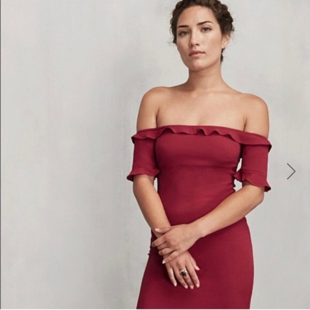 Prom Red Sexy Elegant Shoulder off